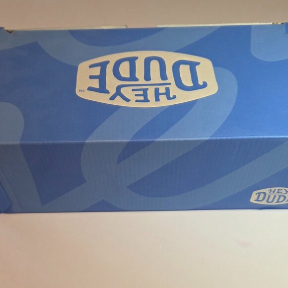 NWT -- Hey Dude Wendy Blend Linen Casual Shoes, Iron/Light Grey Blend, Size 8 - Picture 14 of 14